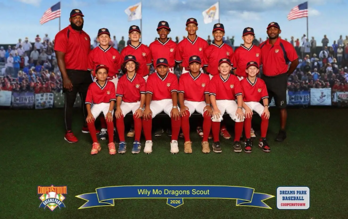 Wily Mo Dragons travel team at Cooperstown